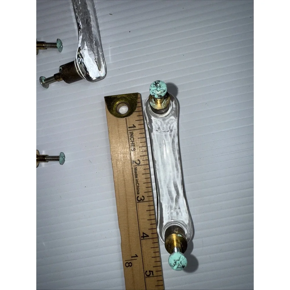 6‎ CLEAR GLASS Brass 4.25